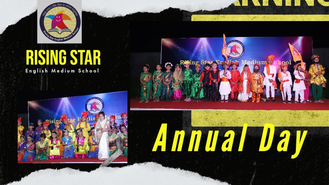 Annual Day Celebration at Rising Star English Medium School - YouTube
