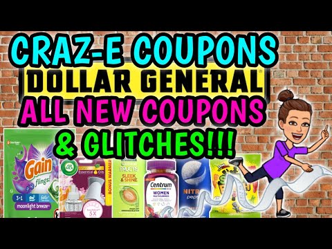 🤑NEW COUPONS & GLITCHES!!🤑DOLLAR GENERAL COUPONING THIS WEEK 5/22-5/28🤑EXTREME COUPONING🤑