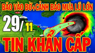 🔴[Trực Tiếp] Tin bão SỐ 15 Mới Nhất | Dự báo thời tiết hôm nay ngày mai 29/11 | Thời tiết 3 ngày tới