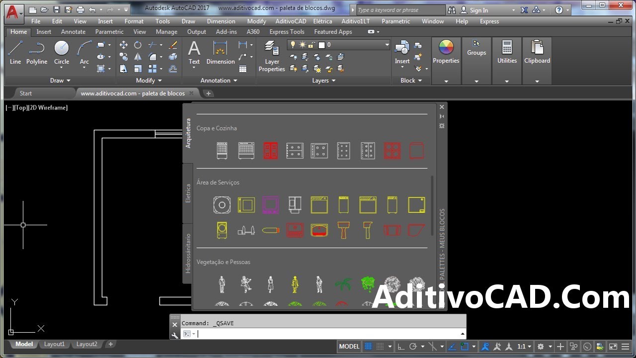 Centro de eventos em AutoCAD, Baixar CAD Grátis (1008.62 KB)