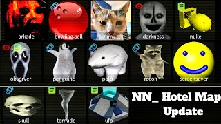 Nicos Nextbots Hotel Map All New Nextbots Jumpscares New Birthday Special Update