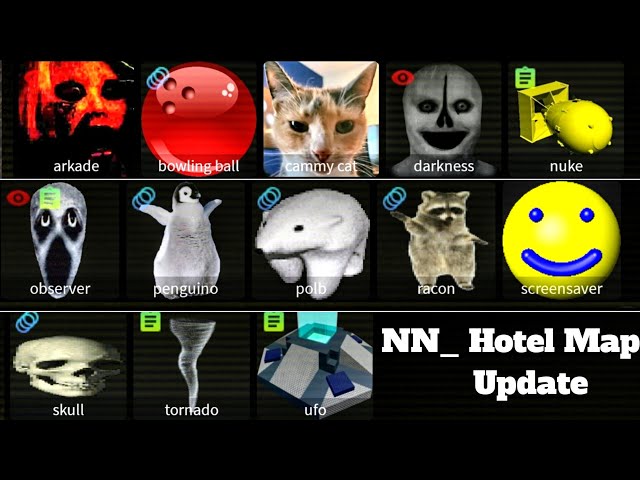 ★ニッコー♪　2点おまとめ Nico's Nextbots Hotel Map All New Nextbots Jumpscares New Birthday