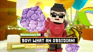 Boy! What An Obsidian -- Blockman Go Bed Wars Full Animation