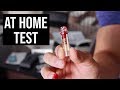 At home testosterone test  lets get checked
