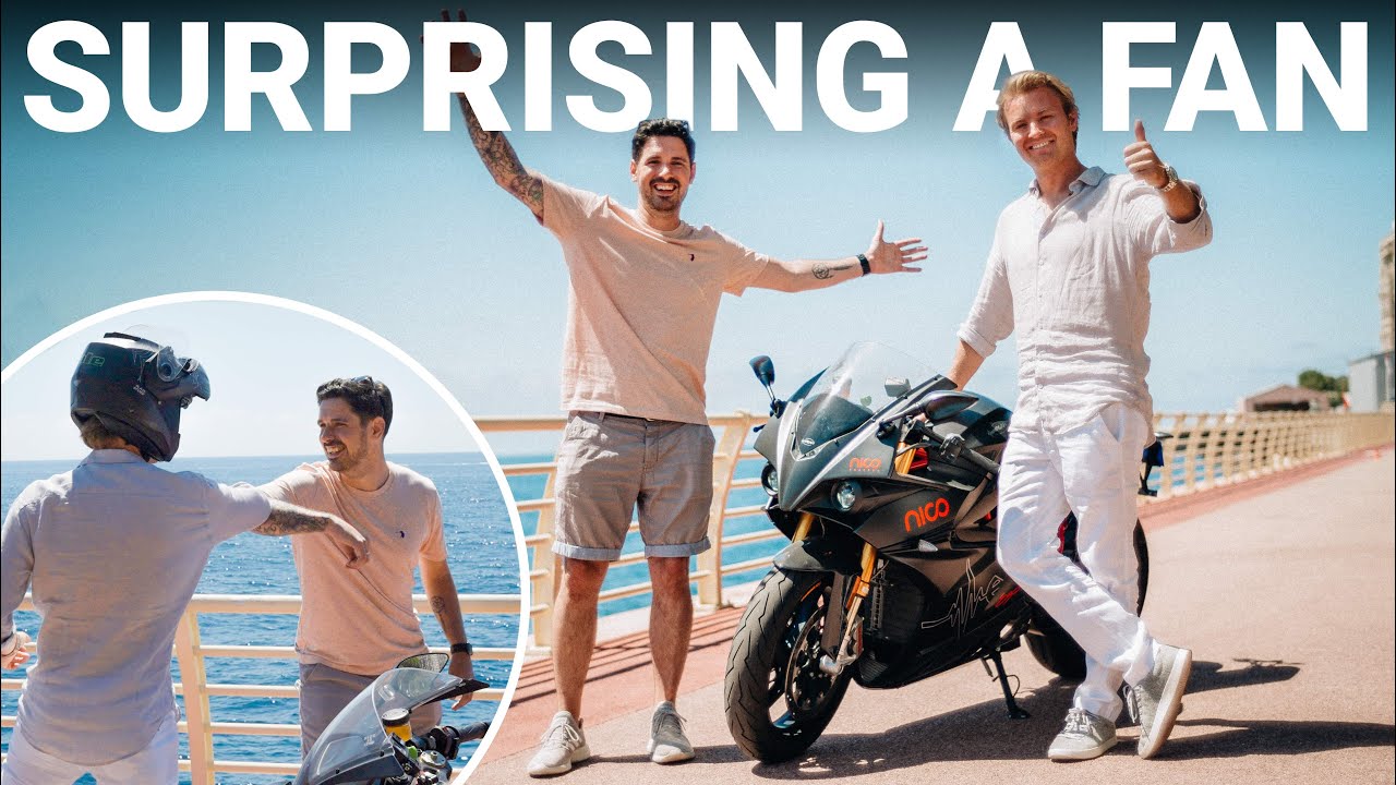 Surprising a Fan with My Motorcycle in Monaco! | Nico Rosberg