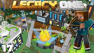 Legacy SMP : FUTURISTIC BASE PROGRESS & The Hunting Lodge : Minecraft 1.15 Survival Multiplayer