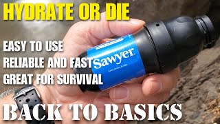 How to use Sawyer water filter for survival