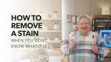 How to Remove a Stain When You Don