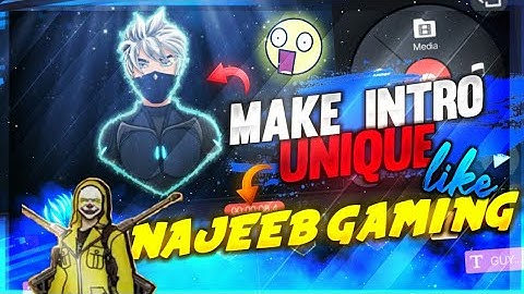 HOW TO MAKE INTRO LIKE NAJEEB GAMING 😍 | RISHABH YT | #sastajugaadM82B