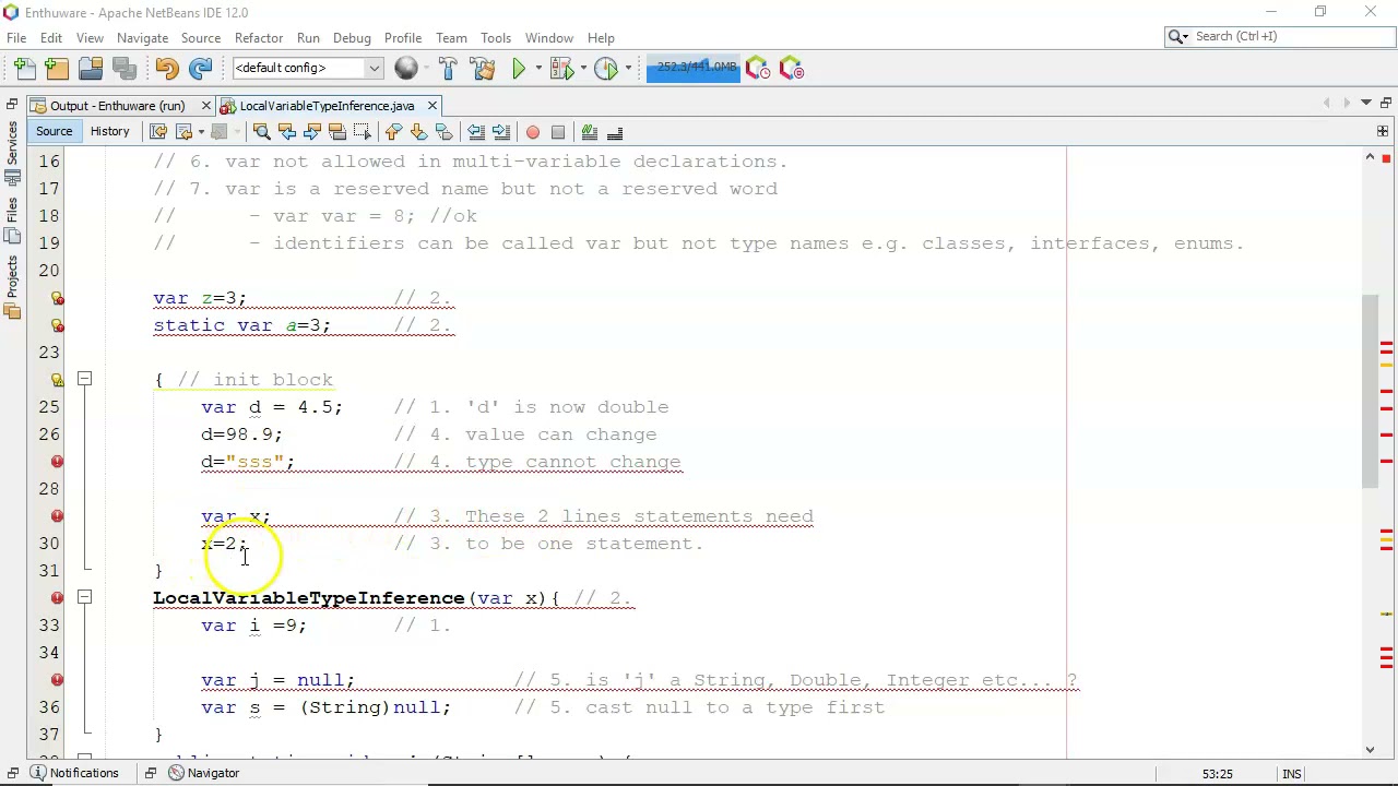 Local Variable Type Inference Rules.
