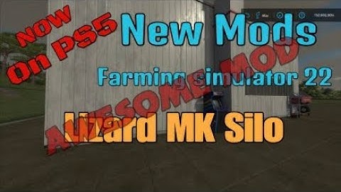 FS22   Lizard MK Silo  New mod for Feb 2