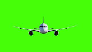 Airplane Flying Green Screen Effect Video 4K [Free to USE]