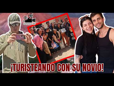 Cazzu tours around Jujuy! She heads to Purmamarca with her boyfriend Ignacio and her bodyguard #g...