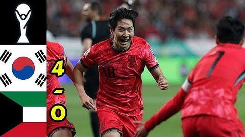 South Korea vs Kuwait 4-0 ● All Goals & Highlights ● 🔥 World Cup Qualification 2025