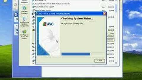 Uninstall a program with windows xp