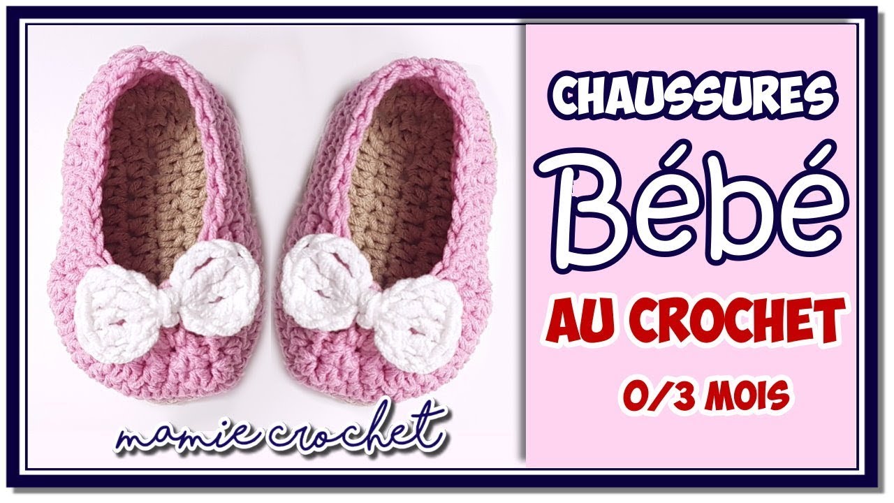 Comment Faire Des Chaussure Chausson Layette Au Crochet Pour Bebe Facile Tuto Pas A Pas Youtube