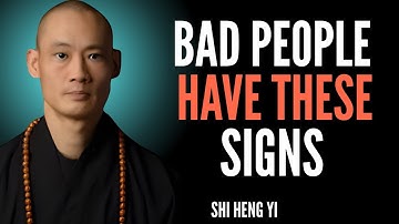 BEAWARE! 10 EVIDENT Signs that there is a EVIL person next to you MOTIVATIONAL SPEECH BY SHI HENG YI