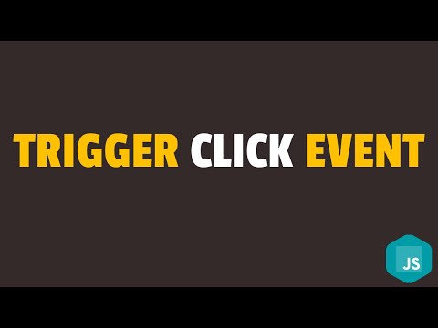 How to Trigger Click Event in Javascript