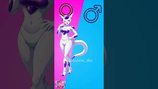 Dragon ball character in Gender Bender Swap (female version) #shorts #goku #dbs #dragonball