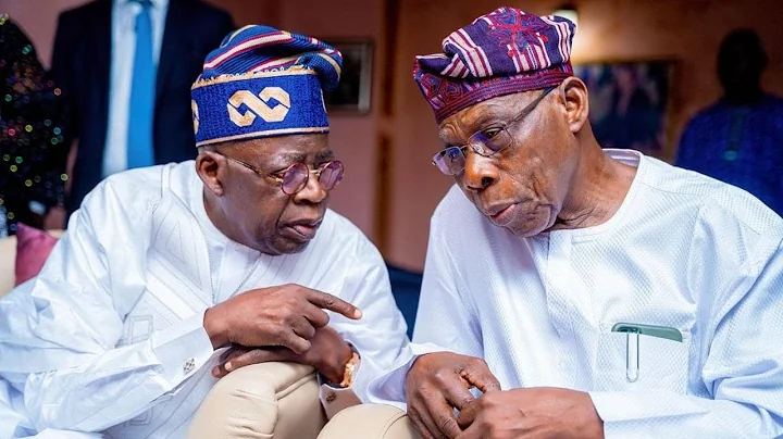 Tinubu visits Obasanjo in Abeokuta
