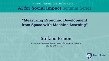 Measuring Economic Development from Space with Machine Learning - Stefano Ermon