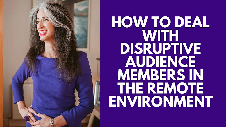 How to deal with disruptive audience members in th...