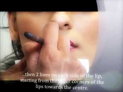 how to contour your lips