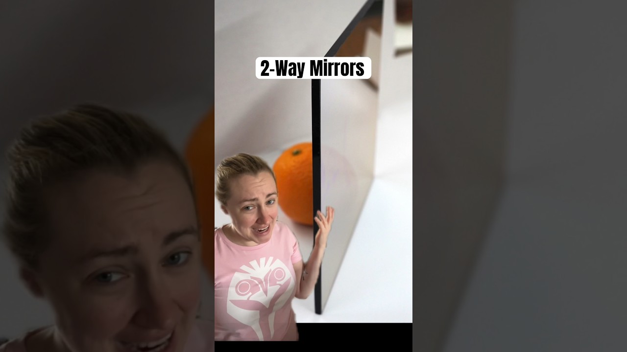 How do 2-way (transparent) mirrors work? #science 