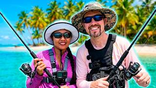 My Husband's First Time Fishing in the PHILIPPINES | ISLAND LIFE