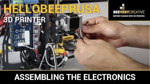 helloBEEprusa 3D printer: F – Assembling the electronics