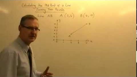 Calculating Midpoint of a Line Joining Two points 1