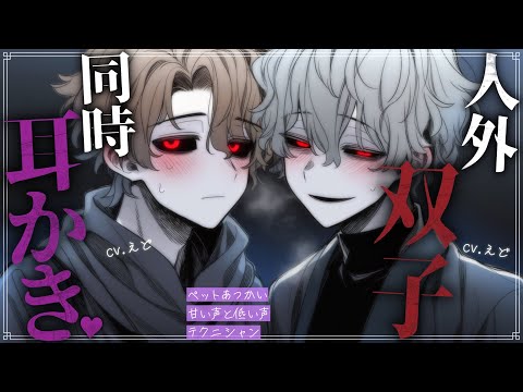 【ASMR】双子の人外貴族の同時耳かきで、ペット適性を試されることになりました【バイノーラル / Japanese ASMR Drama】