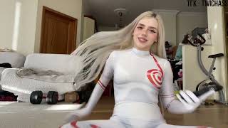 Уфф Света Соллар В Косплее Начала Стонать И Показала Ступни В Костюме