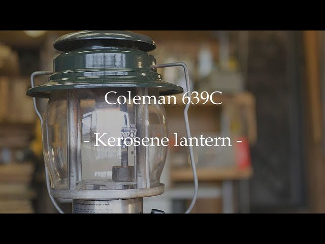 コールマン ケロシンランタン 639Cのマントル取付と点火の方法