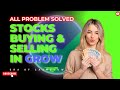 How to buy  sell stocks in grow appall problem solvedallproblemsolve howto growapp grow