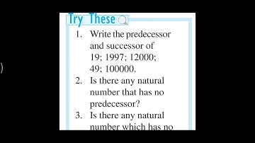 CLASS 6 Chapter 2 Try These I (Pg no. 28) Maths NCERT