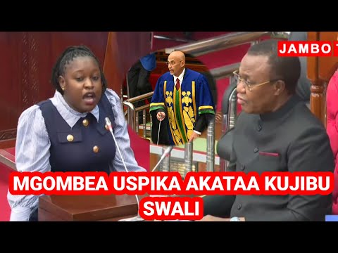 MCHUANO WA KITI CHA SPIKA MGOMBEA AKUMBANA NA UPINZANI WA MASWALI MAGUMU AKATAA KUJIBU