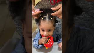 beautiful hairstyle for babies and girls🎀 #hair #cutebaby #babyhaircutting  #babyhairstyles #bebe