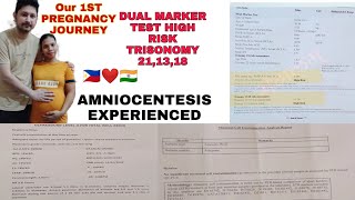 Amniocentesis  High Risk Pregnancy  Dual Marker Test  Tests And Reports Included