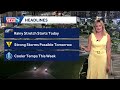 Iowa weather: Rainy weather pattern begins today