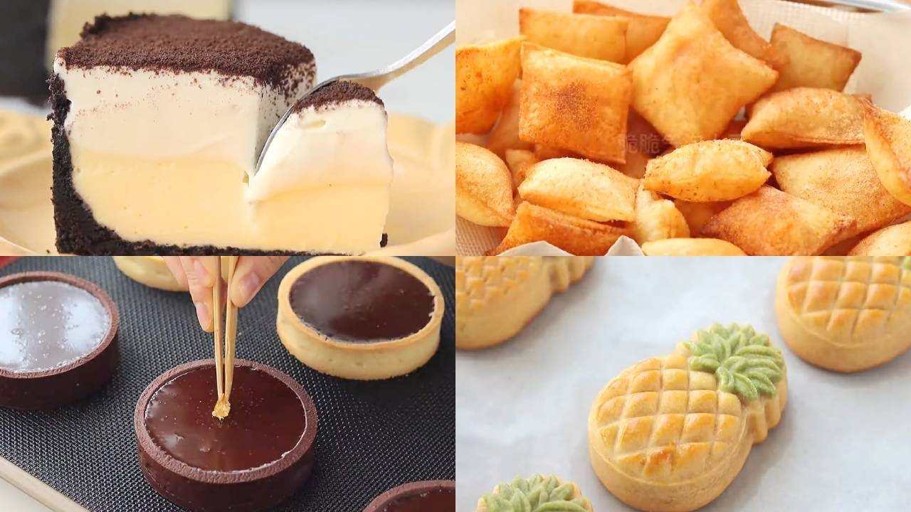 Satisfying Relaxing Video|Ollie Double Cheesecake Recipe|Asmr|Tiktok