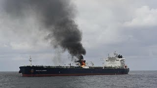 Пожар на танкере Marlin Luanda потушен, он направляется в 