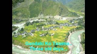 Video thumbnail of "Gandaki Ko Tiraima"