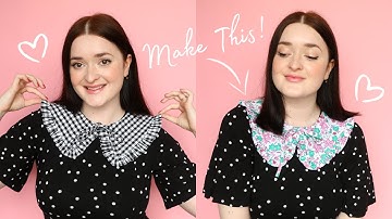 Sew Your Own Detachable Ruffle Collar (FREE PATTERN!)