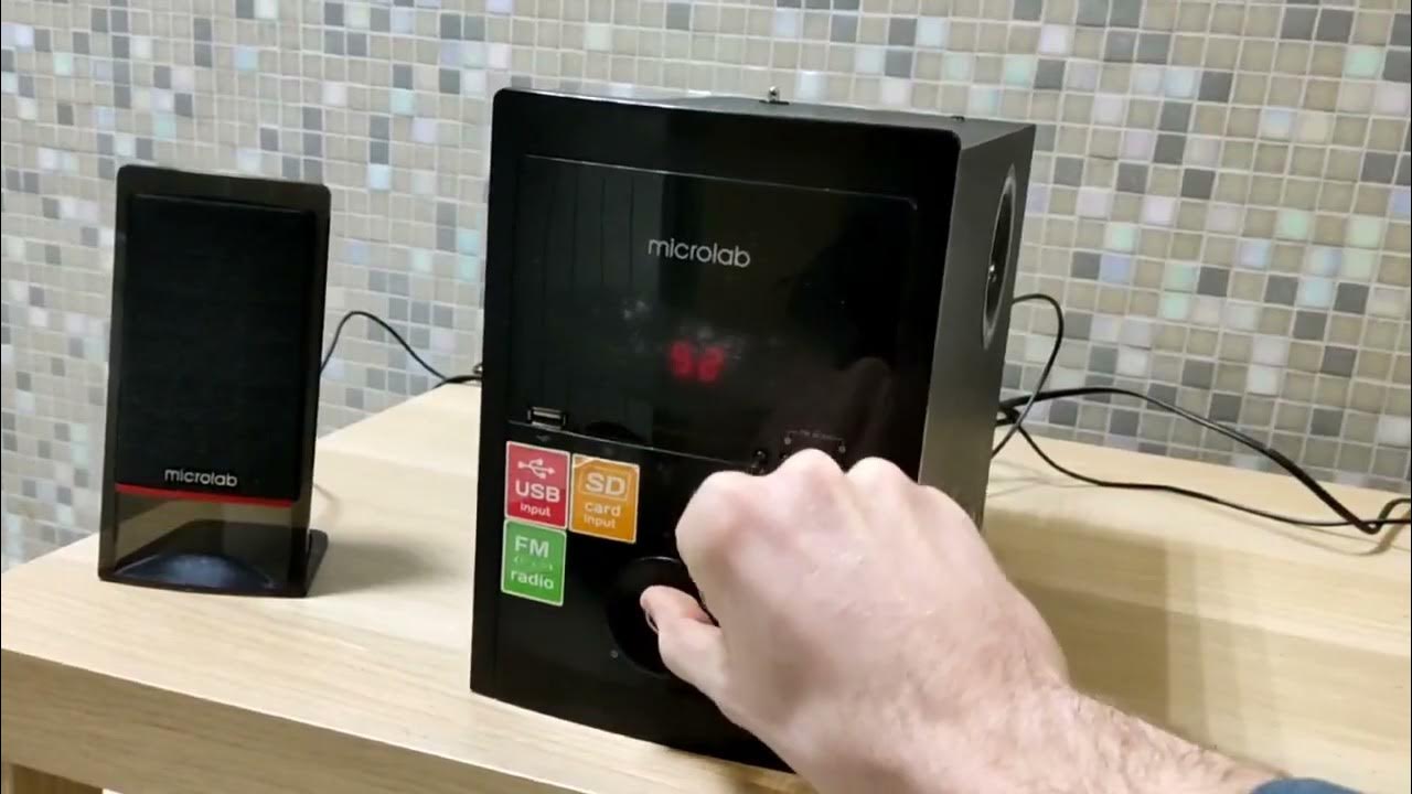 Microlab m700u - YouTube