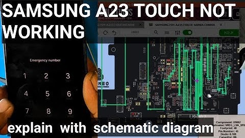 Samsung a23 touch not  working  solution
