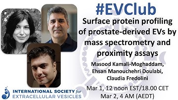 Masood Kamali-Moghaddam: Surface profiling of EVs with mass spectrometry & proximity assays
