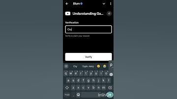 Understanding Gas Fees Blum Video Code | Understanding Gas Blum Code| Blum Verification Code Today