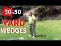 30yard to 50yard pitch shot  golf with darrell