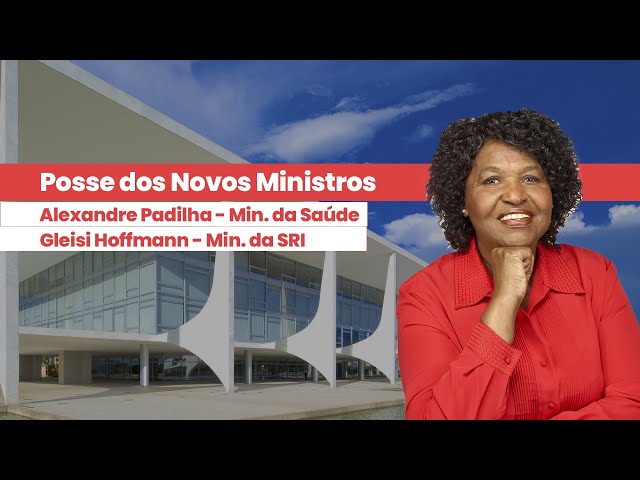 Lula dá posse aos novos ministros da Saúde e da Secretaria de Relações Institucionais
